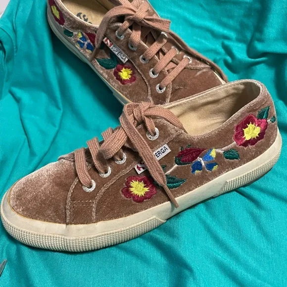 HOT Floral Sneakers Girls Superga Shoes Superga Shoes